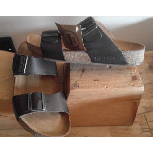 Haflinger - Mules Bio Andrea Marron Foncé T37