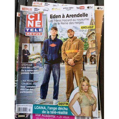 Cinetelerevue Belge 13 2026 Eden Hazard Loana Gerard Jugnot Céline Dion Denise Richards Thomas Wiesel Ryan Gosling Olivier Gourmet Amel Bent Pierre Lottin