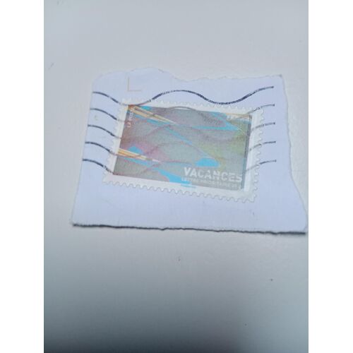 Timbre France Lettre 20g Oblitéré Yvert N° 4041 Autoadhésif Vacances Détail De Barques Peinte En Bleu De 2007