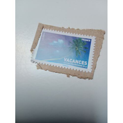 Timbre France Lettre 20g Oblitéré Yvert N° 4044 Vacances Cocotier Et Ciel Bleu De 2007++