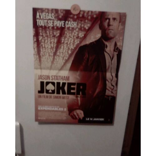 Poker. Affiche 120/160 + Affichette 40/60 Couleurs