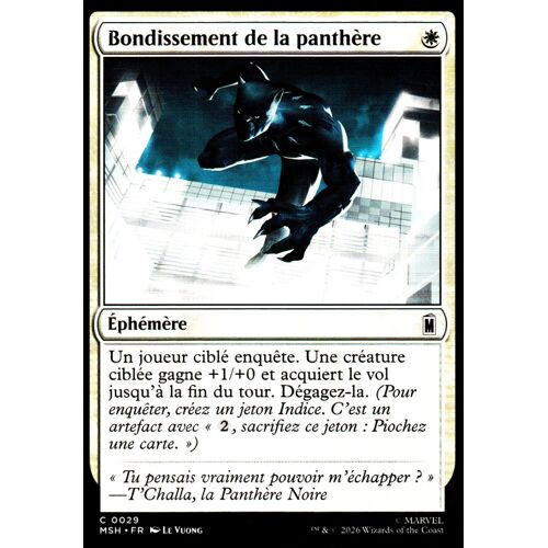 Bondissement De La Panthère - Magic - Marvel Super Heroes - Vf - C - 29
