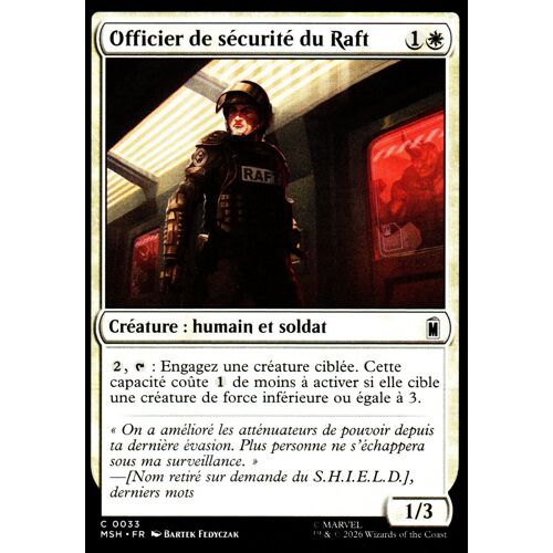 Officier De Sécurité Du Raft - Magic - Marvel Super Heroes - Vf - C - 33