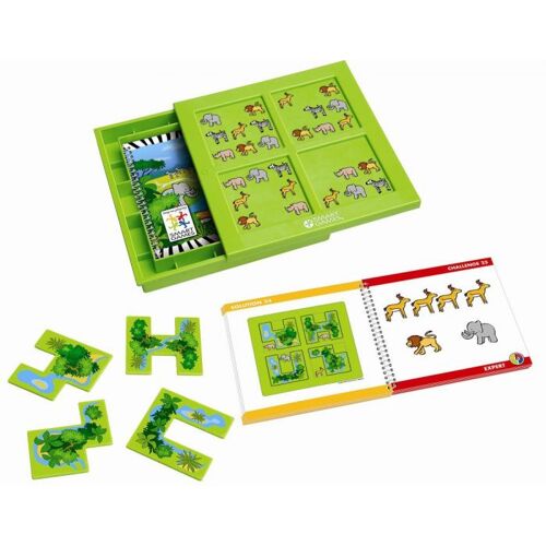 Jeu Safari / Cache-Cache /Smart Games / Défis Logiquues / Dès 5 Ans