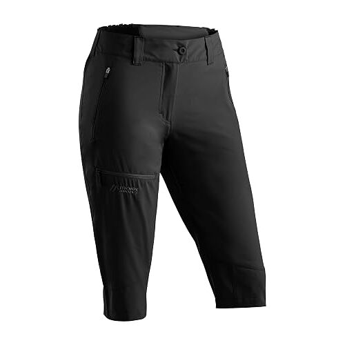 Maier Sports - Women's Lulaka Capri Loop - Short Taille 40 - Regular, Noir