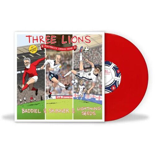 Baddiel / Skinner / Lightning Seeds - Three Lions (Football's Coming Home): 30th Anniversary Edition - Red Colored 7-Inch Vinyl [7-Inch Single] Colored Vinyl, Red, Uk - Import