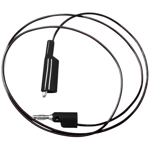 Cordon de mesure Mueller Electric BU-2030-A-48-0 banane mâle 4 mm - pince crocodile 1.2 m noir 1 pc(s)