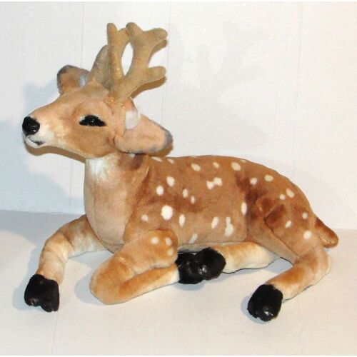 peluche daim europeen living nature 34 cm
