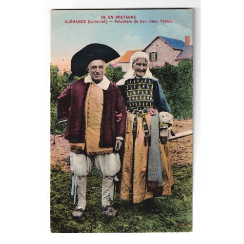 58. En Bretagne - Guérande (Loire-Inf.) - Paludiers Du Bon Vieux Temps