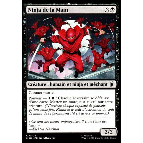 Ninja De La Main - Magic - Marvel Super Heroes - Vf - C - 108