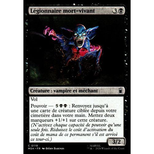 Légionnaire Mort-Vivant - Magic - Marvel Super Heroes - Vf - C - 119