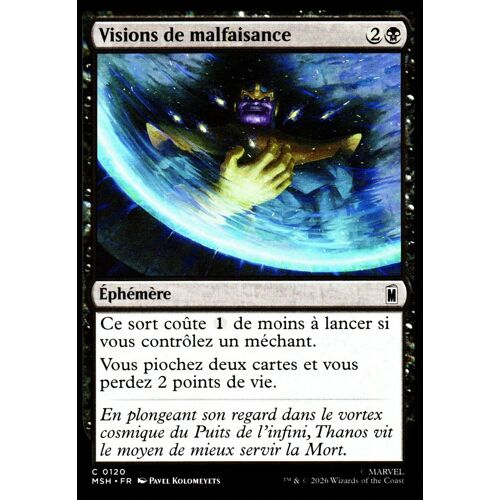 Visions De Malfaisance - Magic - Marvel Super Heroes - Vf - C - 120