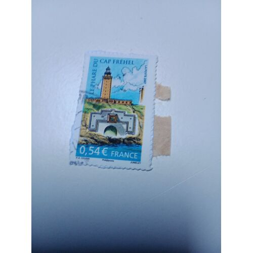 Timbre France Oblitere 0,54€ Yvert N° 4112 Le Phare Du Cap Frehel De 2007