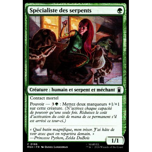 Spécialiste Des Serpents - Magic - Marvel Super Heroes - Vf - C - 186
