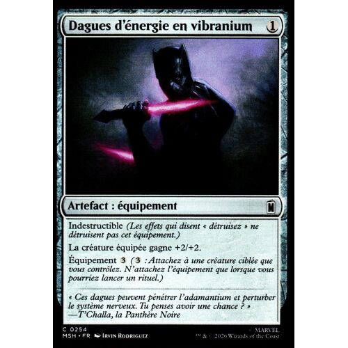 Dagues D'Énergie En Vibranium - Magic - Marvel Super Heroes - Vf - C - 254