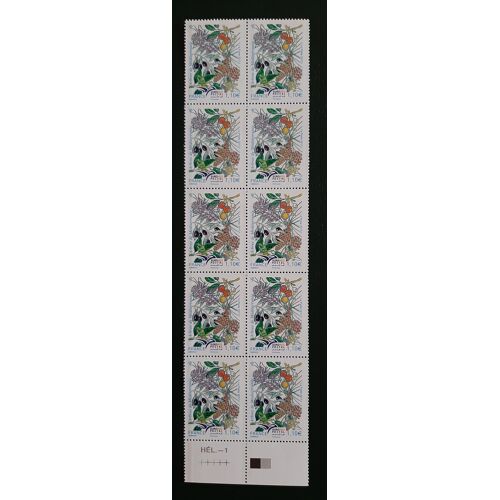 10 Timbres N°5164- Euromed Postal- Arbres De Méditerranée- 2017