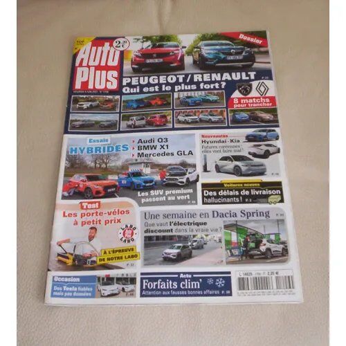 Auto Plus 1709 Skoda Enyaq Iv 80,Renault Captur 1.6e Tech Rs Line,Audi Q3 45 Tfsi,Bmw X1 Xdrive25e M Sport,Mercedes Gla 250e Amg Line,Pourchaire,Rover P6 V8