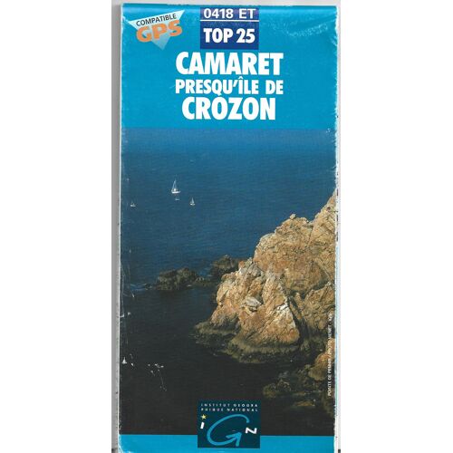 Carte Ign 0418 Et. Camaret Presqu'Île De Crozon (1 : 25 000)