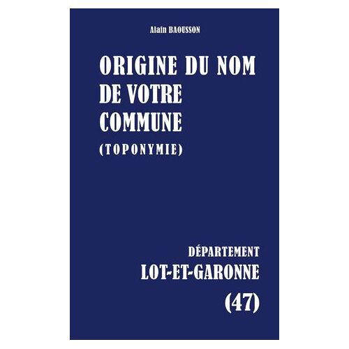 Origine Du Nom De Votre Commune