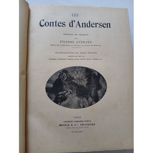 Les Contes D'Andersen, Traduits Par Étienne Avenard