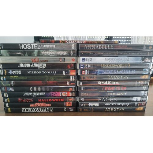 Lot Dvd Horreur Nr 2