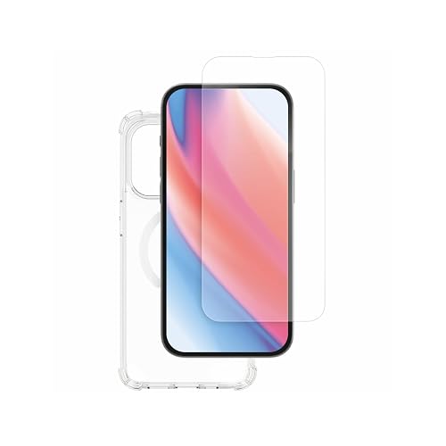 JAYM - Pack Intégral Coque renforcée compatible Magsafe + Verre trempé pour iPhone 17 Pro - Anti-UV et Ultra résistant
