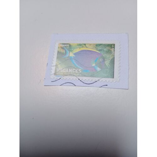 Timbre France Oblitéré Lettre 20g Yvert N°4038 Vacances Poisson Chirurgien. A Poitrine Blanche De 2007 +