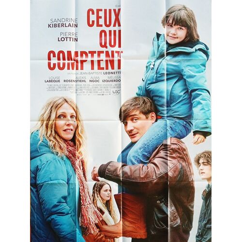 Ceux Qui Comptent - Véritable Affiche De Cinéma Pliée - Format 120x160 Cm - De Jean-Baptiste Leonetti Avec Sandrine Kiberlain, Pierre Lottin, Louise Labeque- 2026