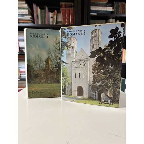 Lot Normandie Romane - Tomes 1 & 2 (Complet) - Éditions Zodiaque - Collection La Nuit Des Temps - Éditions Originales (1967 / 1974)