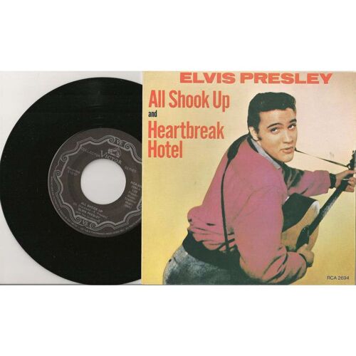 Elvis Presley All Shook Up 45 Tours Canada 1977 Rca 2694