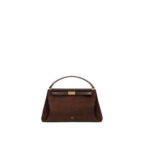 JW PEI Sac à main Carmen Faux Suede Dark Brown