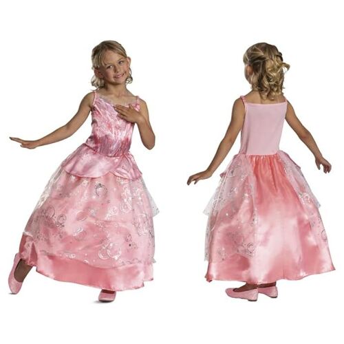 Disguise Déguisement Chic De Glinda " Wicked " Pour Enfants Et Tout-Petits, Officiel Wicked Par, Superbes Détails Scintillants Et Jupe À Volants Superposés, Parfait Pour Halloween Ou Le Carnaval, Pour Les 7-8 Ans