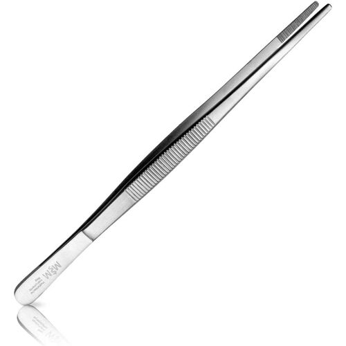 Kalanka-- Pince Du Chef À Rôtir Et Grill - Pincettes Cuisinier Droite - Ustensiles De Cuisine - Longueur: 20 Cm - Inox