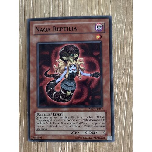 Carte Yu‑Gi‑Oh – Naga Reptilia – Abpf-Fr017 