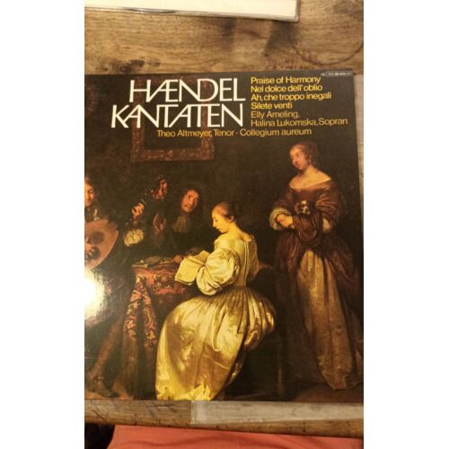 Haendel Cantates Praise Of Harmony.... Théo Altmeyer Ténor Collegium Aureum Vinyle