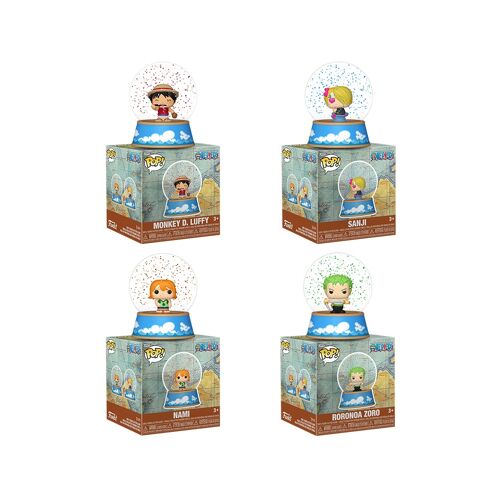 Display Globes À Paillettes Funko One Piece - Assortiment (Boîte De 12 Pcs)