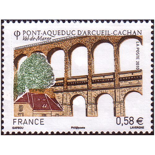 France 2010, Très Beau Timbre Neuf** Luxe Yvert 4503, Pont-Aqueduc D'arcueil-Cachan - Val-De-Marne.