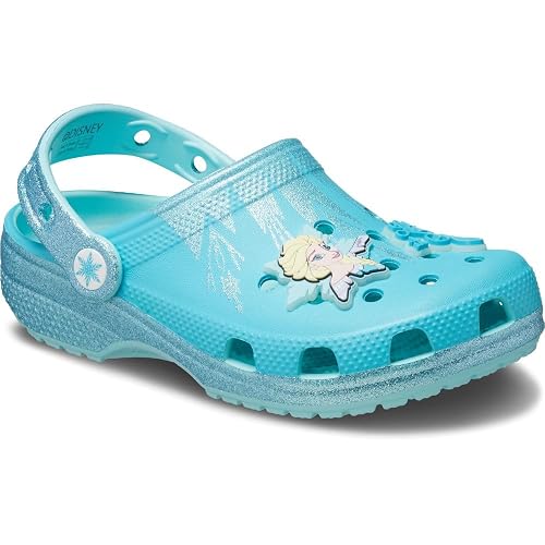 Sandales Et Nu-Pieds Crocs Frozen Elsa Classic Clog T Pour Enfant