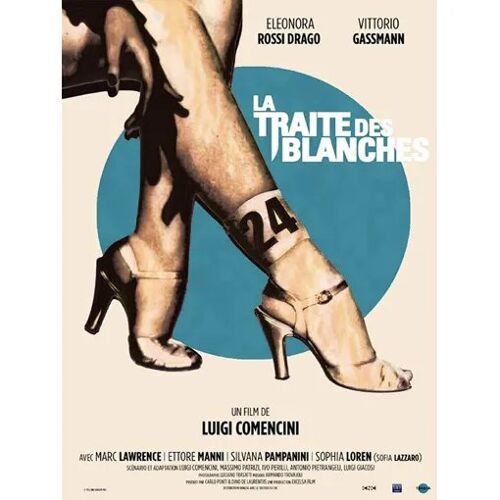 La Traite Des Blanches (La Tratta Delle Bianche) - Véritable Affiche De Cinéma Roulée - Format 40x60 Cm - De Luigi Comencini Avec Eleonora Rossi Drago, Vittorio Gassman - 1953 Ressortie 2024