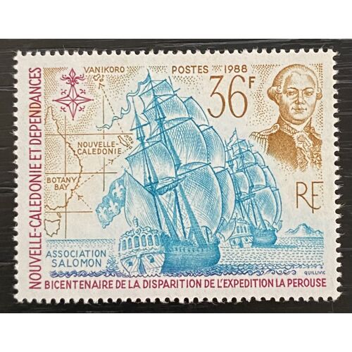 Timbre Neuf** Nouvelle-Calédonie 1988 Y&T N° 549
