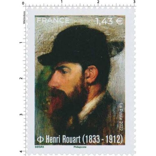 110ème Anniversaire De La Mort De Henri Rouart : Portrait Par Edgar Degas Année 2022 N° 5567 Yvert Et Tellier Luxe
