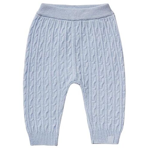 Benetton, Pantalon Tressé En Laine Mélangée, Taille: 12-18, Bleu Ciel, Enfants