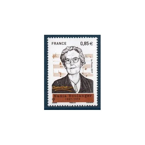 Nadia Boulanger Pianiste Année 2017 N° 5169 Yvert Et Tellier Luxe