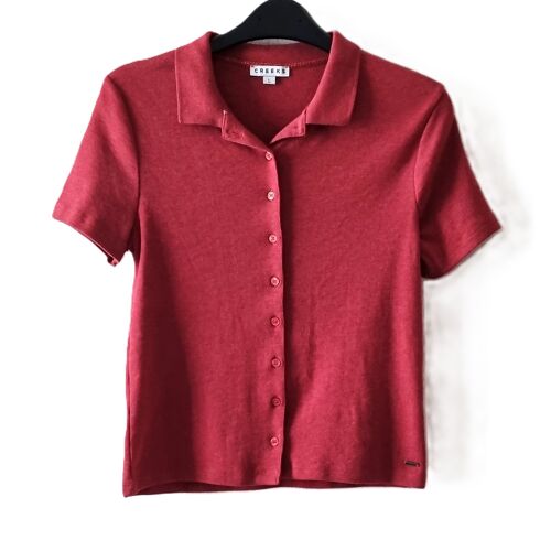 T-Shirt Creeks Taille M/38 Rouge Brique Tbe