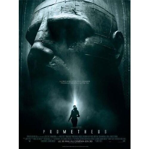 Prometheus / Affiche Cinéma Originale 120x160 Cm Pliée. Ridley Scott Année 2012