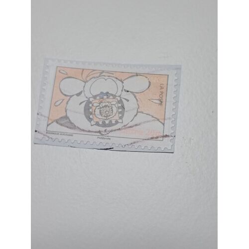 France Timbre Oblitéré Lettre 20g Yvert N°3954 Et 87 Autoadhesif Tete De Cubitus Avec Un Timbre Coller Sur La Truffe De 2006