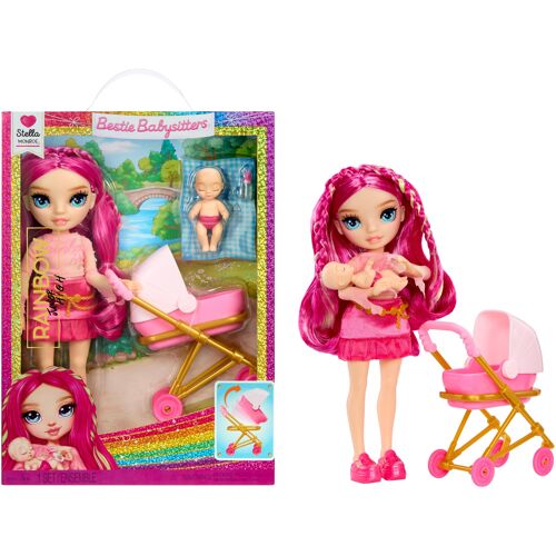 Rainbow High Junior High Jr. High Bestie Babysitters - Stella Monroe (Fuschia)