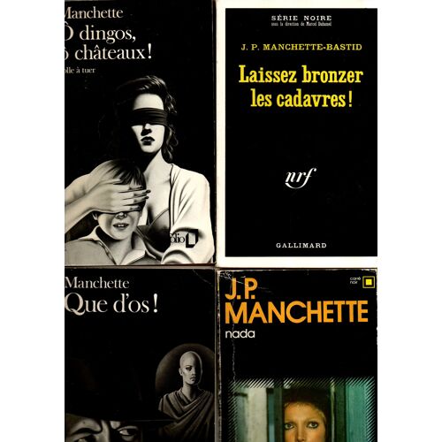 Manchette, Lot De 4 Poches Policiers