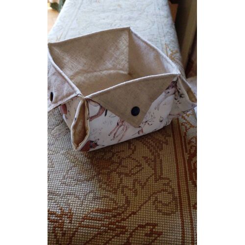 Vide poches "fait maison"tissu motif ânes