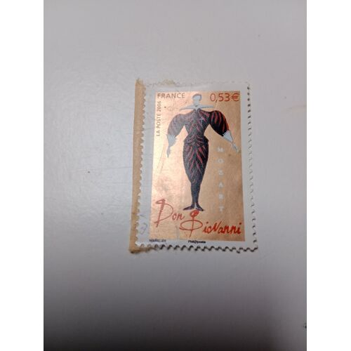 Timbre France Oblitéré 0,53 Yvert N° 3919 Célébrité Les Opéras De Mozart Don Giovanni 1787 Costume De Marillier De 2006 B